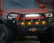 Комплект 4 Броя LED Халогени Фарове за Джип Офроуд Offroad с жълт DRL, снимка 5