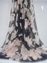 Дамски шал с флорални шарки 1.80х0.90см, снимка 1 - Шалове - 44479548