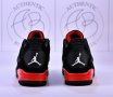 Nike Air Jordan Retro 4 Red Thunder, KAWS, Lightning, снимка 5