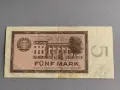 Банкнота - Германия (ГДР) - 5 марки | 1964г., снимка 2