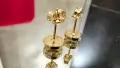 CARTIER Love Gold Stud Дамски Обеци, снимка 7