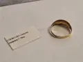 Златен пръстен 1,14гр., снимка 2