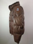 Parajumpers Goat Leather Down Jacket Size L Кожено Пухено Яке Мъжко, снимка 7