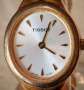 Прекрасен Оригинален Швейцарски Позлатен Дамски Ръчен Часовник TISSOT Дължина 18,5 см, снимка 3