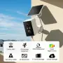 2K Соларна Безжична Охранителна Камера Wansview A1 – Водоустойчива IP65, Цветно Нощно Виждане, снимка 2