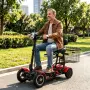 Чисто нова сгъваема Електрическа количка за възрастни 500W двоен мотор, батерия 36V 15.6Ah, снимка 1