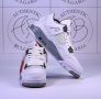 Nike Jordan Retro 4 White Oreo, Taupe Haze, Purple Metallic, снимка 9