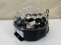 Диско проекторна топка с 6 светодиода RGB, звуков сензор.Дистанционно,MP3,Bluetooth, снимка 1