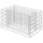vidaXL Габион повдигната леха, поцинкована стомана, 90x50x50 cм, снимка 1