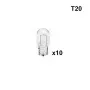 Niken T20 крушки 12 V 21 W 10 бр., снимка 2