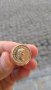Златен пръстен 13 грама император Викторин,вградена монета