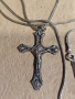 Сребърен синджир с Кръст(383), снимка 2