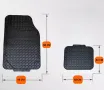 Универсални гумени Стелки за кола 4 броя - Черни., снимка 5