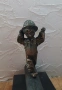 Бронзова пластика "Миньорче" Италия, снимка 11