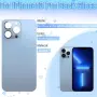 Смяна на задно стъкло за iPhone 13 Pro 6.1 инча с комплект за ремонт – Sierra Blue НОВО, снимка 3