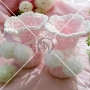 💗 Ръчно плетени бебешки терлички / ботушки 2 в 1 за момиче 💗, снимка 1