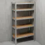Професионален метален стелаж HÖGLER – 5 рафта, товароносимост 1000 кг, снимка 1