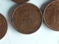 1 евро цент от различни държави и години 11бр., снимка 7