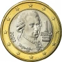1 евро 2002 г. - Австрия, снимка 1