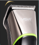 Безжична водоустойчива машинка за подстригване VGR, V-295, Цифров дисплей, снимка 4
