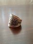 Уникален, старинен прьстен от Тибет от мед, снимка 2