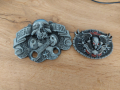 Мъжка метална катарама за колан, мотоциклетна катарама, снимка 1 - Колани - 36325553