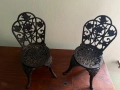 Чифт чугунени столчета, снимка 5