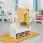 Дървена стойка за детски дрехи, снимка 1 - Мебели за детската стая - 42610649