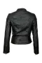 Дамско кожено яке черно 4203, снимка 9