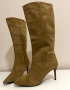 **НОВИ** стилни дамски ботуши на висок ток в кафяв цвят, 38 размер, снимка 3