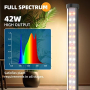 Нова Barrina 42W LED Светлина за Растения, Пълен Спектър, Статив, лампа, снимка 2