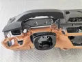 Ново Табло BMW 5 G30 G31 G38 Lci HUD Cognac гума, снимка 6