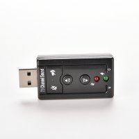 USB 2.0 Звукова карта / Аудио адаптерът, снимка 2 - Други - 33996493