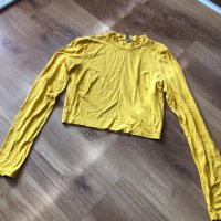 Блуза патешко жълто, снимка 3 - Блузи с дълъг ръкав и пуловери - 40459258