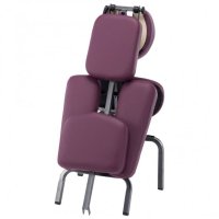 Стол за масаж, изкуствена кожа, бордо, 122x81x48 см, снимка 5 - Друго търговско оборудване - 40299406