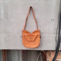 Стара дамска кожена чанта #18, снимка 1 - Антикварни и старинни предмети - 41964607