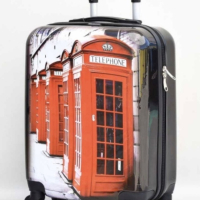 WeTravel пътнически куфар за ръчен багаж с 4ри колела 360°55/40/20, снимка 2 - Куфари - 44792550