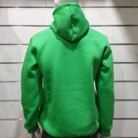 Нов мъжки зелен суичър с качулка и джобчета, снимка 7 - Суичъри - 34734168