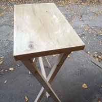 Дървена сгъваема бар маса, снимка 2 - Маси - 39664065