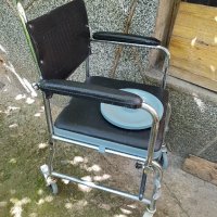 Инвалиден стол санитарен, снимка 2 - Тоалетни столове - 41480240