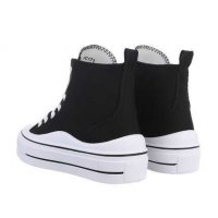 ВИСОКИ ДАМСКИ КЕЦОВЕ (SNEAKERS), 3ЦВЯТА , снимка 8 - Кецове - 39652588