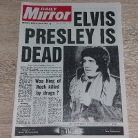 Смъртта на Елвис Пресли , снимка 1 - Антикварни и старинни предмети - 42489583