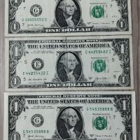 Банкноти US Dollar със звезда или хубав номер , снимка 14 - Нумизматика и бонистика - 39207642