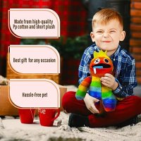 Нова 30CM Rainbow Мека Плюшен играчка/Подарък Момчета Момичета, снимка 5 - Плюшени играчки - 41597479