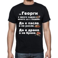 За Гергьовден! Тениски ГЕОРГИ ШЕФА и ГЕОРГИ е ТИТЛА - 7 МОДЕЛА!, снимка 1 - Тениски - 40356239