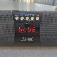 Wster ws-1822 Bluetooth безжичен високоговорител, снимка 2 - Тонколони - 42150971