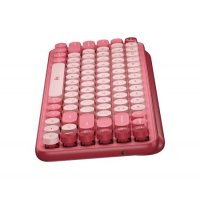 Клавиатура Безжична Logitech Heartbreaker Pink POP Keys Механична с осем сменяеми клавиша за емоджи, снимка 3 - Клавиатури и мишки - 41916940