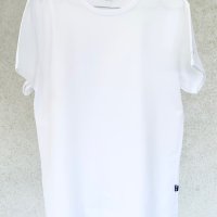 Бяла плътна тениска NO NAME унисекс, снимка 1 - Тениски - 40593102