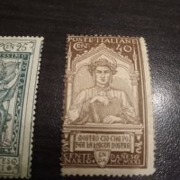 Пощенска марка 2бр Италия 1921, снимка 4 - Филателия - 42665401