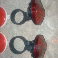 Светлоотразители 4 броя червени отзад , снимка 1 - Велосипеди - 40005393